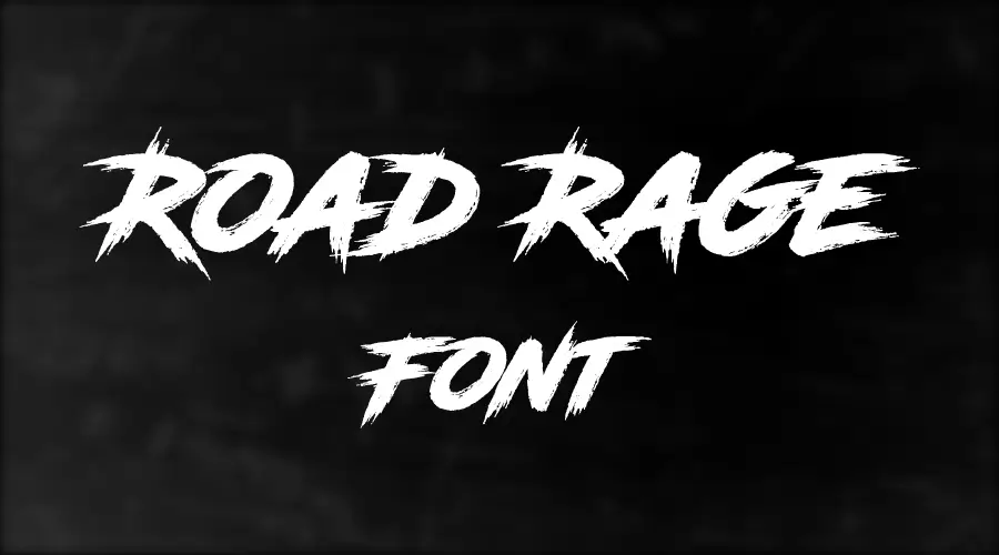 Road Rage Font