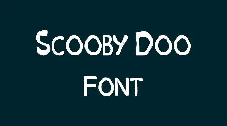 Scooby Doo Font