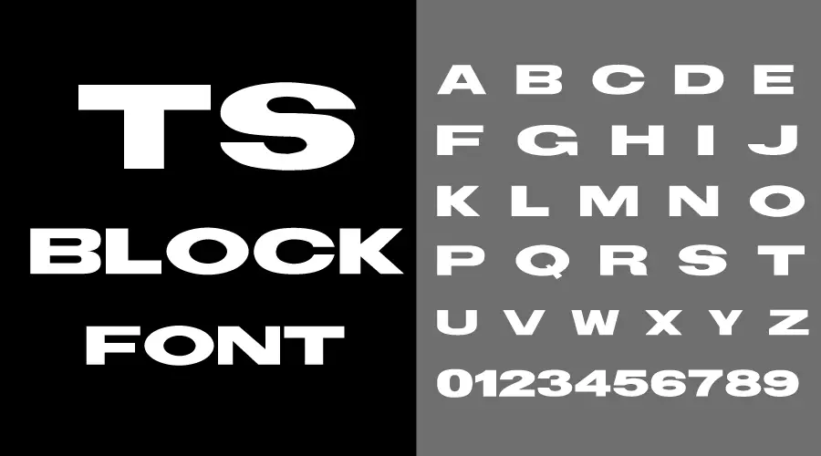 TS Block Font