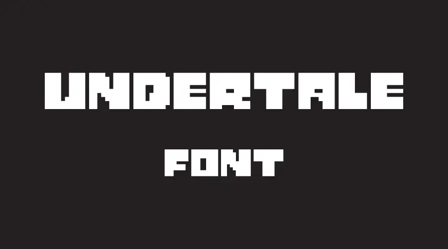 Undertale font