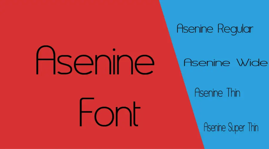 Asenine Font