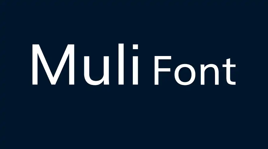 Muli Font