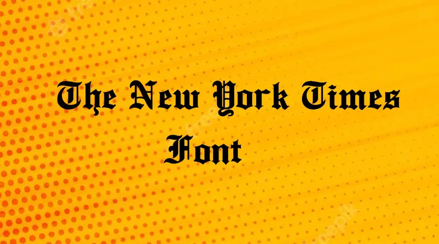 New York Times Font