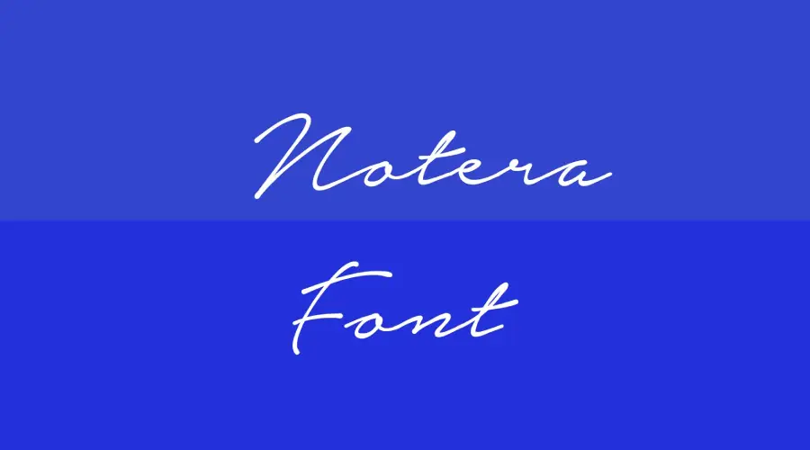 Notera Font