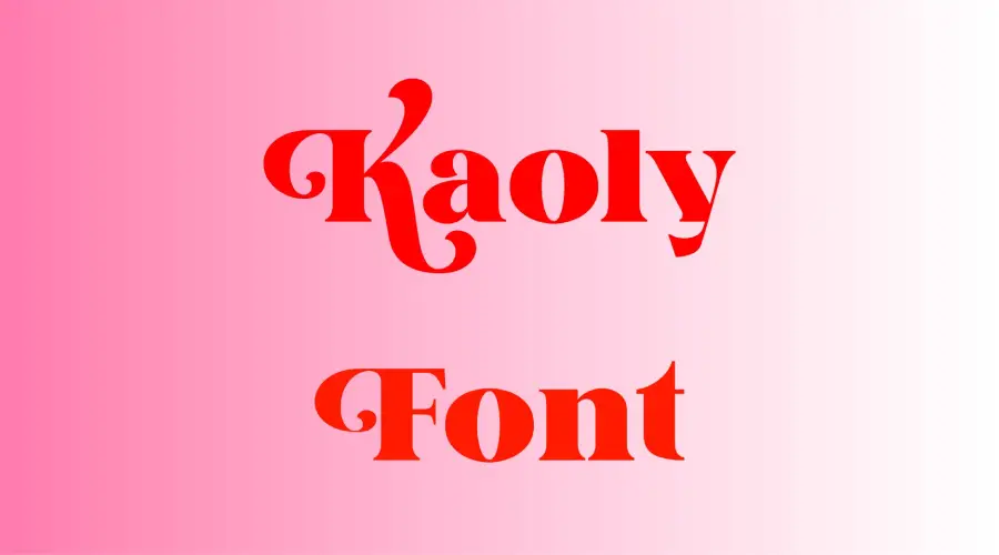 Kaoly Font