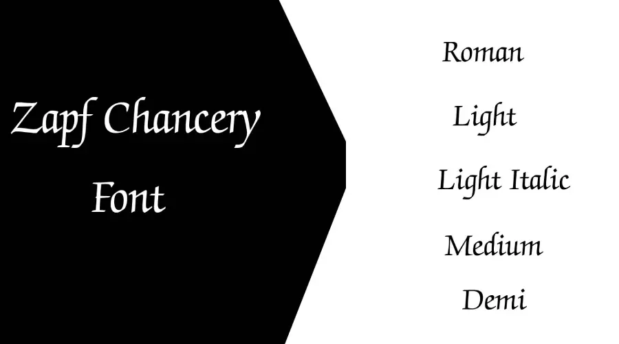 Zapf Chancery Font