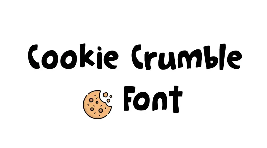 Cookie-Crumble-Font Cookie Crumble Font