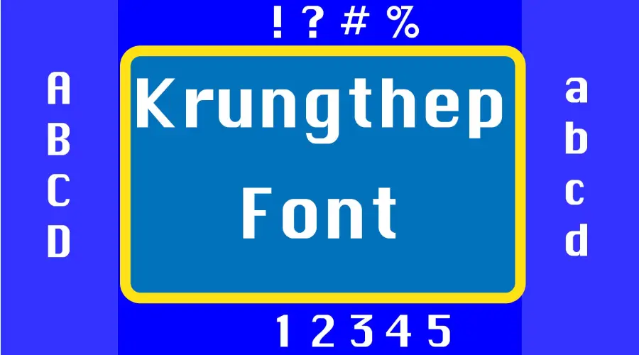 Krungthep Font