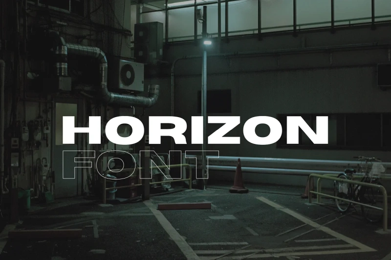Horizon Font Visuals