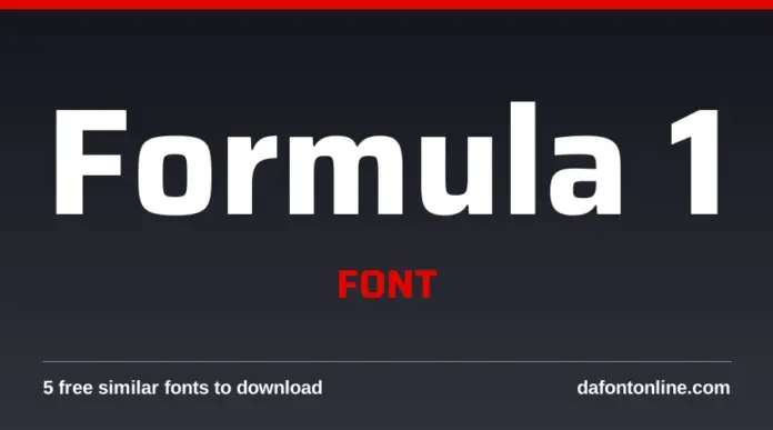 F1 Font f1 font